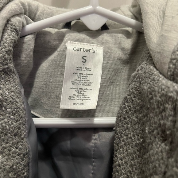 Carter's Gray Hooded Jacket - Picture 3 of 4